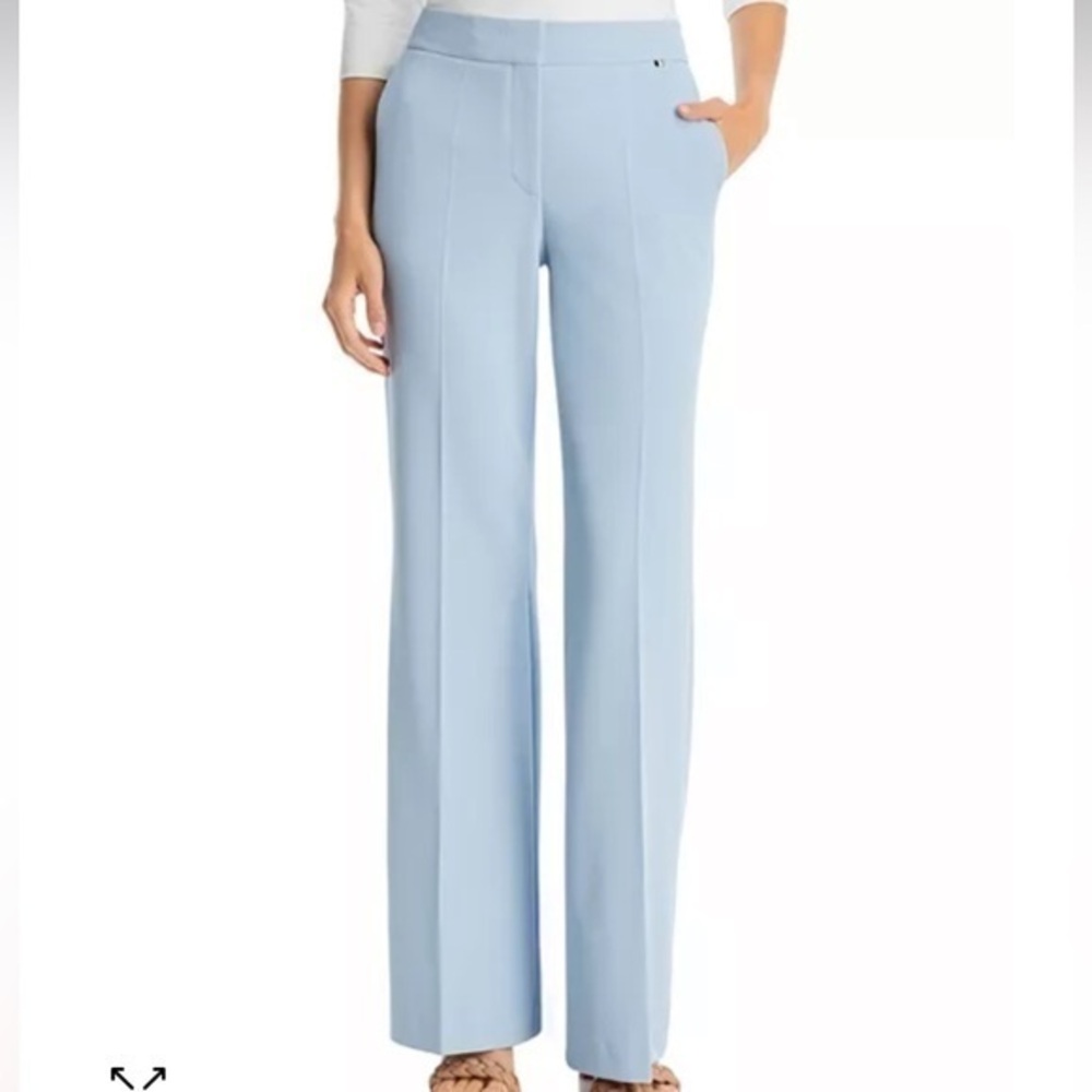 Boss Blue High-Waisted Trousers